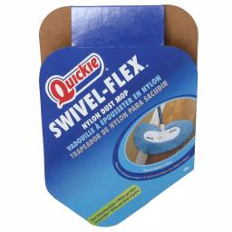 Quickie Swivel-Flex Nylon Dust Mop with 360-Degree Swivel and 48 in. Steel Handle thumbnail 2