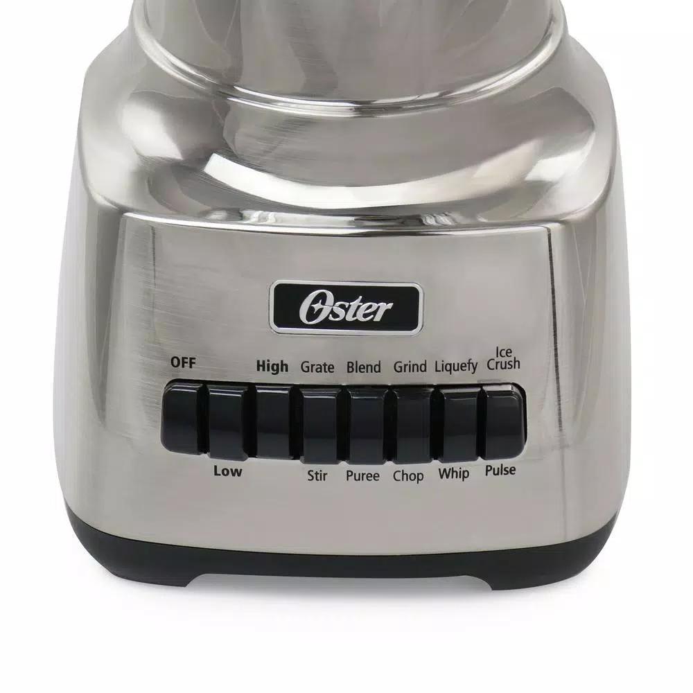 Oster Make It Fresh 10-Speed Silver Power Blender, 48 oz. Glass Jar, 700W