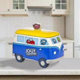 Godinger Jolly Ranchers Candy Bus Porcelain Kitchen Canister thumbnail 3