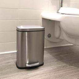 iTouchless SoftStep Stainless Steel Step Trash Can Combo Set, 13.2 Gal. & 1.32 Gal. thumbnail 4