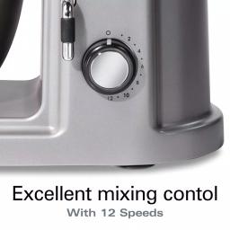 Hamilton Beach Professional All-Metal 12-Speed Stand Mixer, 4.5 Qt. Stainless Steel Bowl, Silver thumbnail 7