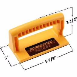 POWERTEC Woodworking Safety Kit - Universal Featherboard, Deluxe Push Blocks and Magnetic Push Stick thumbnail 6