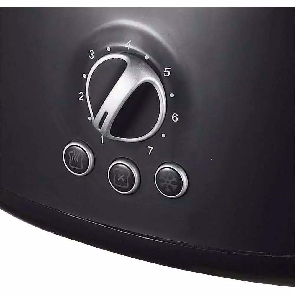 Brentwood Appliances TS-270BK Retro 2-Slice Extra-Wide Slot Toaster, Black