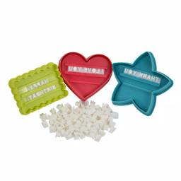 Southern Homewares 98-Piece Message In A Cookie Cutter Holiday Kit - Custom Alphabet & Shape Set thumbnail 1