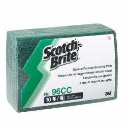 Scotch-Brite 6 in. General Purpose Scouring Pads, Green (10-Pack) thumbnail 2