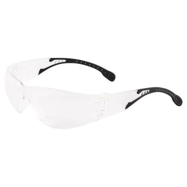 ERB I-Fit Flex Safety Glasses, Black Temple with Clear Polycarbonate Lens
