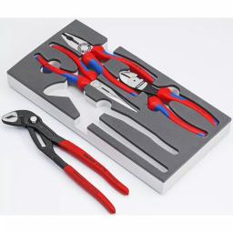KNIPEX 4-Piece Pliers Set with Foam Organizer Tray thumbnail 2