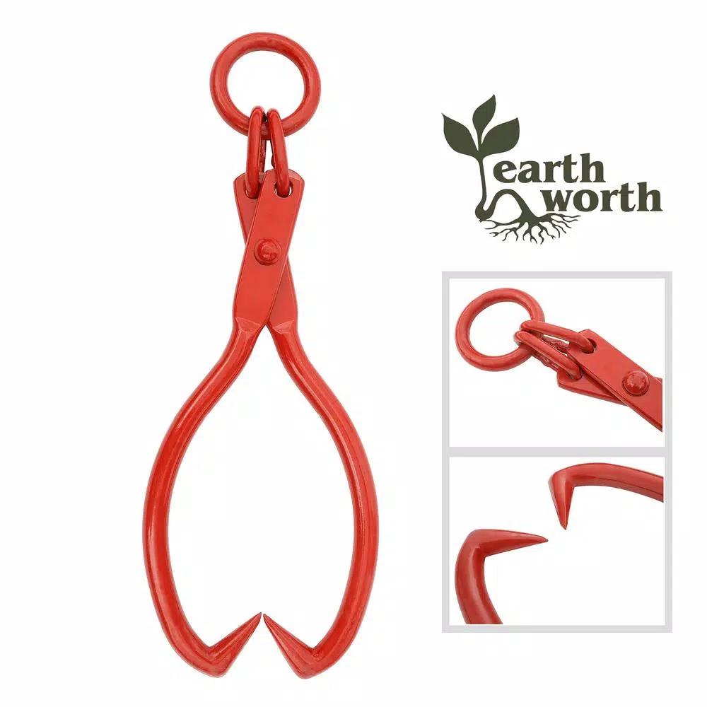 Earth Worth 32 in. Skidding Tongs with Ring