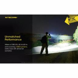 NITECORE MT21C 90° Adjustable LED Flashlight, 1000 Lumens, USB Rechargeable thumbnail 2