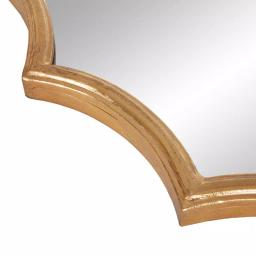Pinnacle Art Deco Ornate Gold Scalloped Accent Mirror - 35.75 in. H x 26.25 in. W thumbnail 5