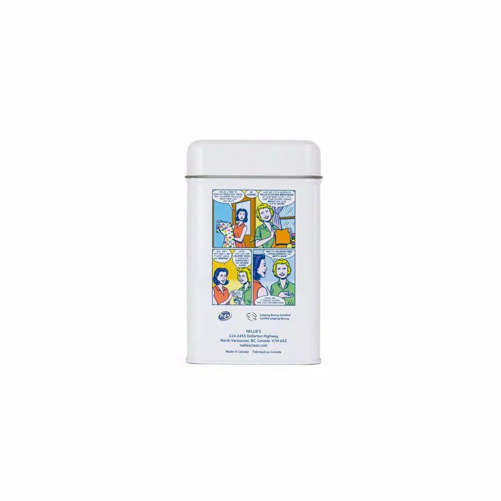Nellie's Oxygen Brightener Fabric Stain Remover, 50 Loads, 2 lb Tin