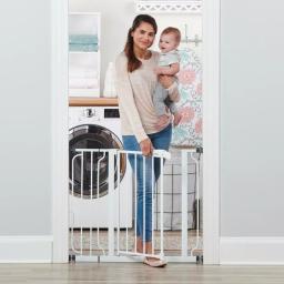 Regalo Easy Step 30" Metal Walk-Through Baby Gate, Pressure or Wall Mount thumbnail 2
