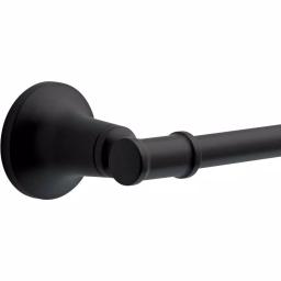 Delta Chamberlain 24 in. Matte Black Towel Bar, Zinc Die Cast Construction thumbnail 6