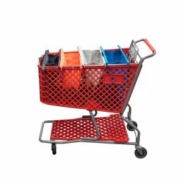 BergHOFF Trolley Bags Original Metro Reusable Grocery Shopping Cart Bag Set, 4-Piece Multi-Color thumbnail 2