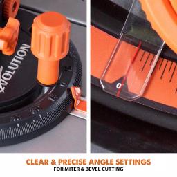 Evolution Power Tools RAGE5-S 15 Amp 10 in. Multi-Material Table Saw with Folding Stand thumbnail 6