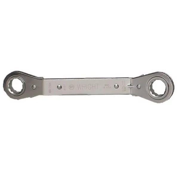 Wright Tool 5/8 in. x 11/16 in. 12-Point Offset Reversible Ratcheting Box Wrench