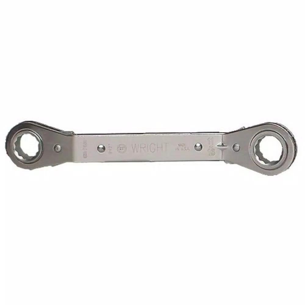 Wright Tool 5/8 in. x 11/16 in. 12-Point Offset Reversible Ratcheting Box Wrench