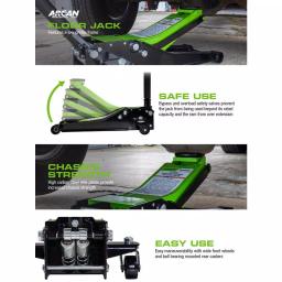 Arcan XL3000A 3-Ton Low Profile Floor Jack, 6000 lb Capacity thumbnail 6