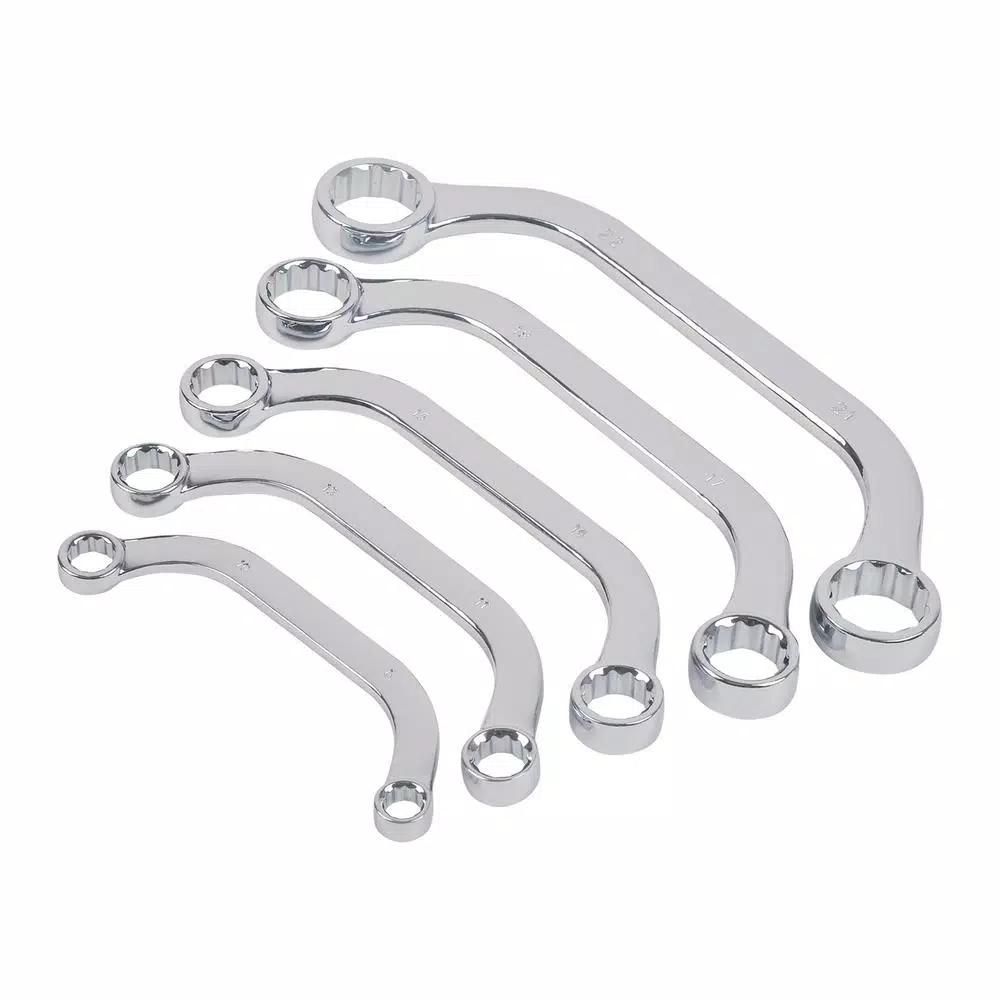 KING 5-Piece SAE Half-Moon Box-End Wrench Set, 5/16 in. to 7/8 in.
