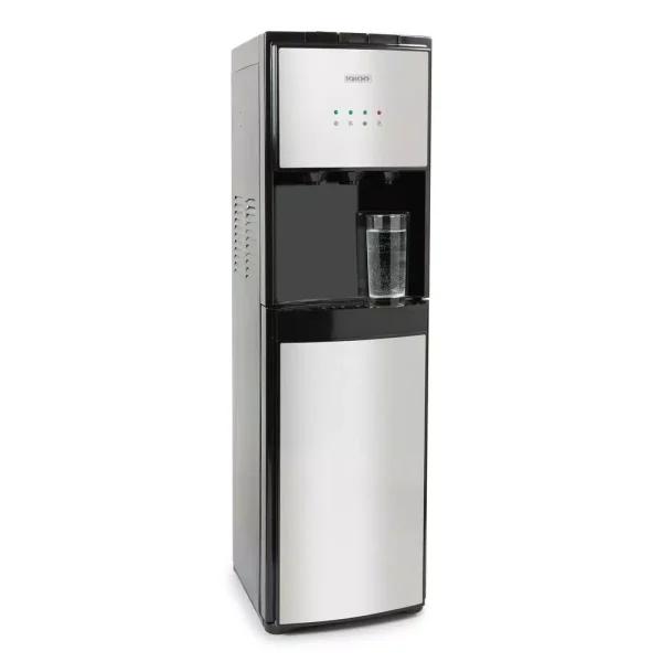 Igloo Bottom Loading Water Dispenser - Hot, Cold & Room Temperature - Black & Stainless Steel