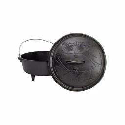 Lodge Wildlife Series 5-Piece Cast Iron Cookware Set with Moose, Deer, and Pheasant Designs thumbnail 6