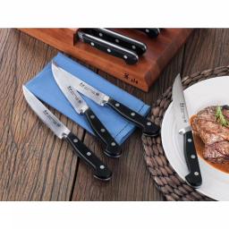 Cangshan V2 Series 5 in. Steak Knife Set with Acacia Wood Block, 9-Piece Set thumbnail 6