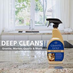 Granite Gold Natural Stone Daily Cleaner, Streak-Free Formula, 24 oz (3-Pack) thumbnail 3
