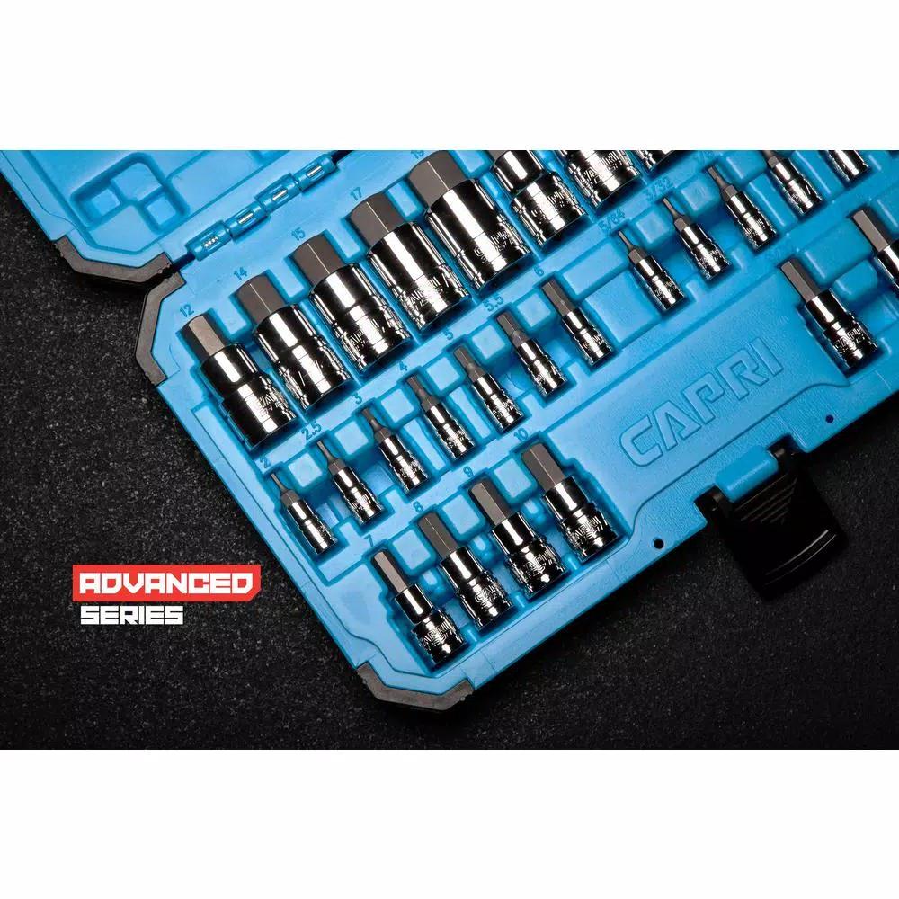 Capri Tools Hex Master Bit Socket Set, 32-Piece SAE and Metric