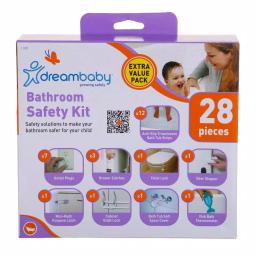 Dreambaby 28-Piece Bathroom Safety Kit - Baby Proofing Starter Set thumbnail 2