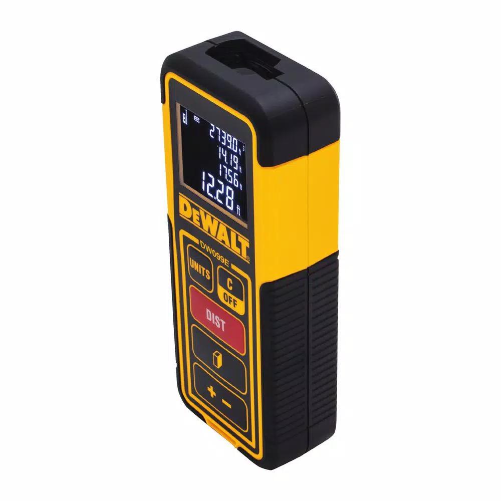 DEWALT DW099E 100 ft. Laser Distance Measurer Range Meter