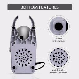 VIVOHOME Electric Snow Cone Machine, 143lbs/hr Stainless Steel Ice Shaver for Countertop thumbnail 3