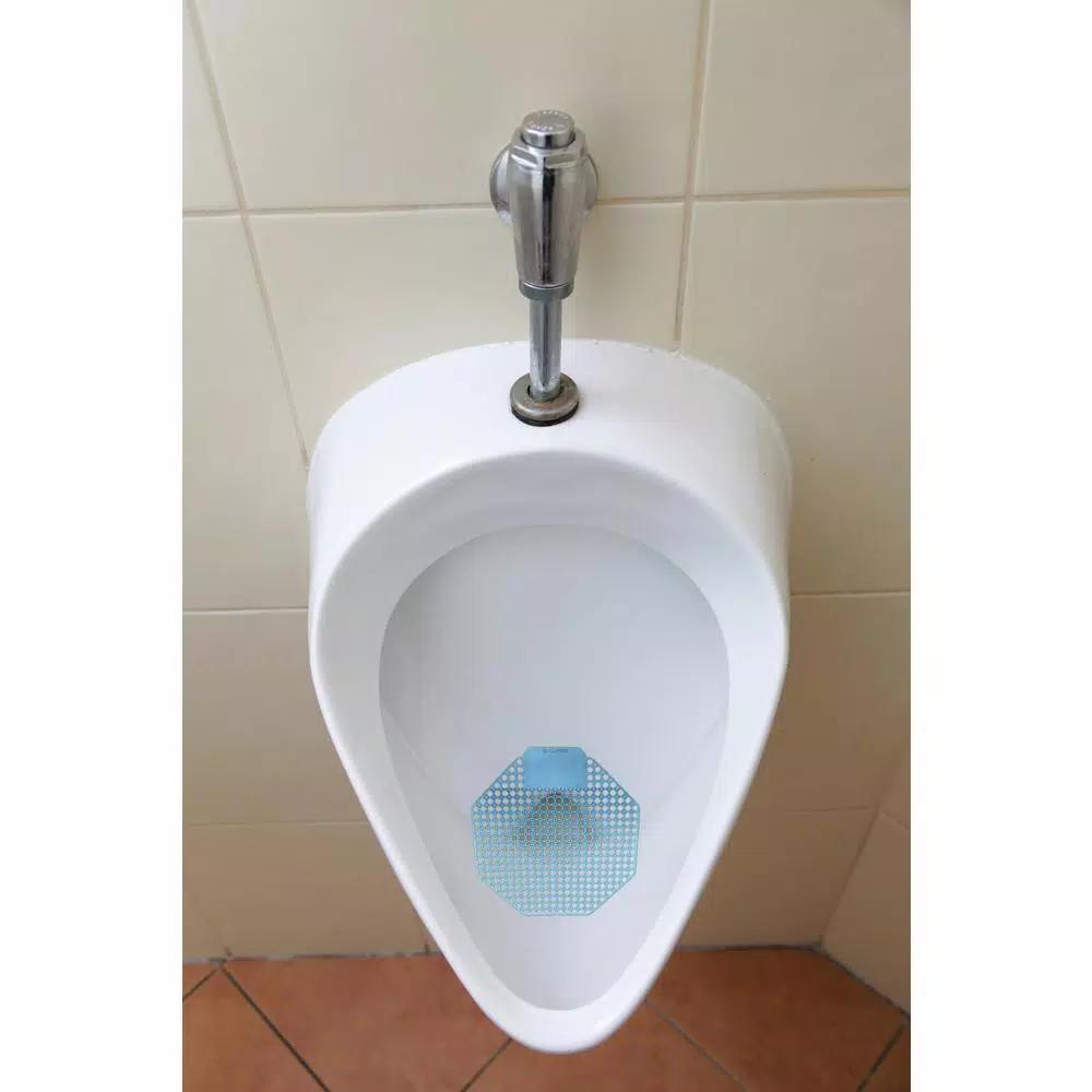 Alpine Industries Ocean Mist Fragrance Anti-Splash Urinal Screens (10-Pack)