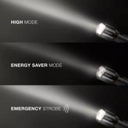 Energizer VISION HD Extra Performance 1300 Lumen LED Flashlight, Digital Focus, Silver thumbnail 5