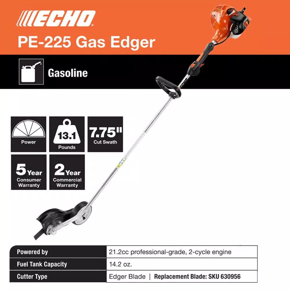 ECHO PE-225 21.2 cc Gas 2-Stroke Stick Edger