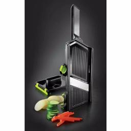 Simposh Handheld Mandoline Slicer with Julienne Blades and Adjustable Thickness Settings thumbnail 8