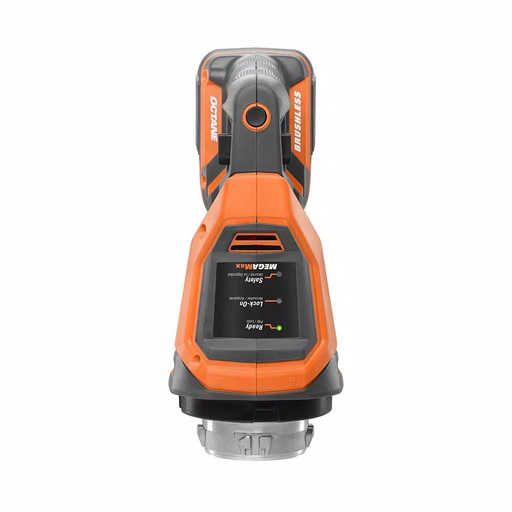RIDGID 18V OCTANE MEGAMax Brushless Power Base with Reciprocating Saw Attachment