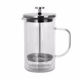Mr. Coffee Hyland 20 oz French Press Coffee Maker with Scoop, Clear Glass thumbnail 4