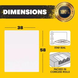 Aluf Plastics 55 Gallon Heavy-Duty Clear Recycling Bags, 1.5 Mil, 100-Count thumbnail 4
