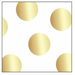 Sugar Plum Party SugarPlum Glam 32-Piece Paper Lunch Napkins - White/Gold thumbnail 1