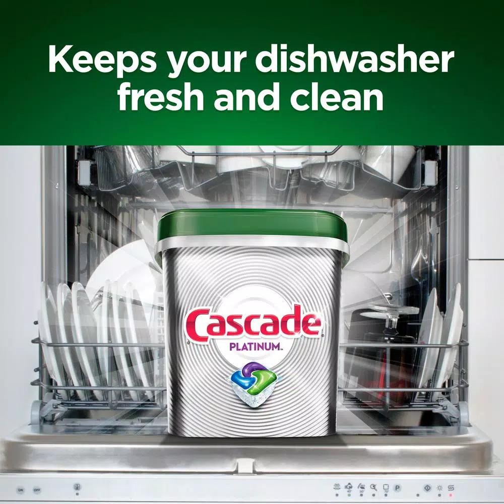 Cascade Platinum ActionPacs Dishwasher Detergent with Dawn, Fresh Scent (36-Count, 6-Pack)