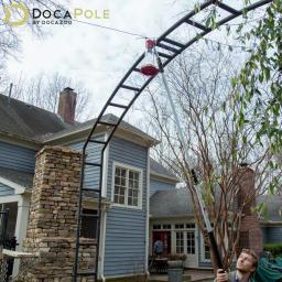 DocaPole Big-Reach Pole Hook Attachment for Extension Poles, Zinc-Coated Utility Hook for Hanging and Retrieval thumbnail 4