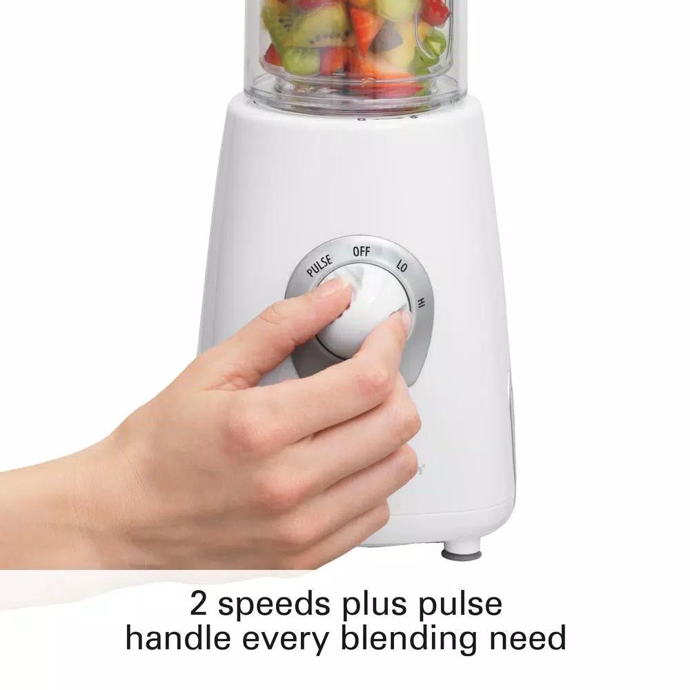 Hamilton Beach Go Sport 20 oz. Personal Blender, 3-Speed, White
