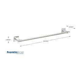 Franklin Brass Maxted 5-Piece Polished Chrome Bath Hardware Accessory Set thumbnail 10