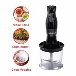 Brentwood Appliances Brentwood 2-Speed Black Hand Blender and Food Processor with Balloon Whisk thumbnail 4