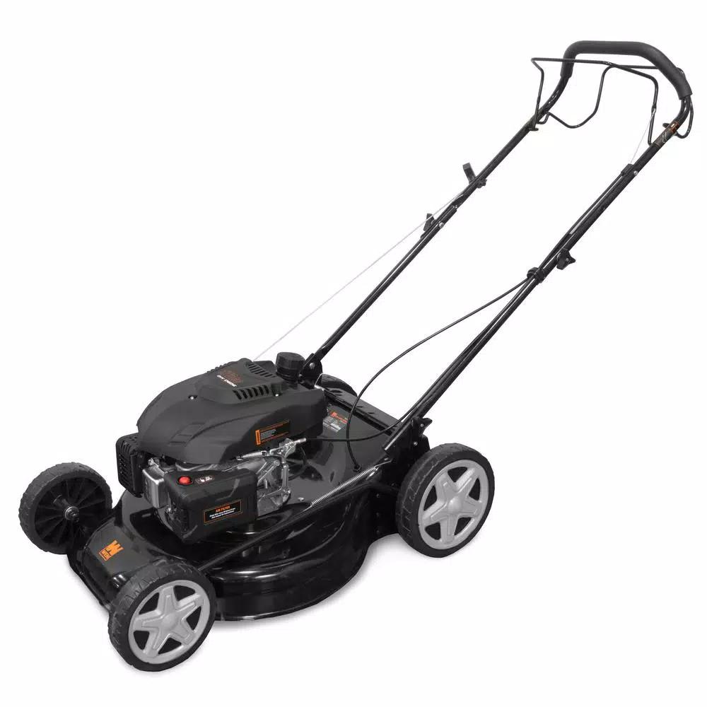 WEN 21 in. 173cc Gas-Powered 4-in-1 Self-Propelled Walk Behind Lawn Mower