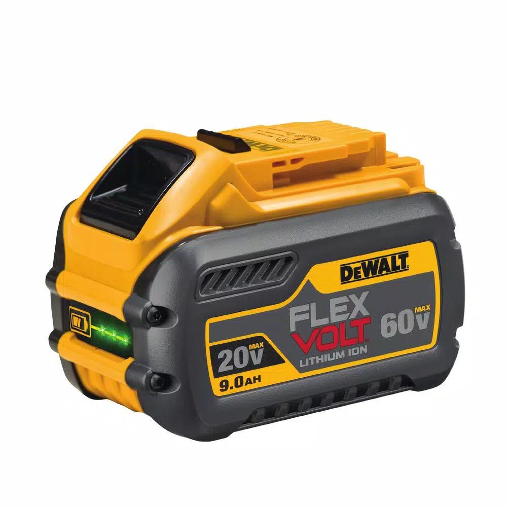 DEWALT FLEXVOLT 60V MAX Cordless Brushless Reciprocating Saw Kit with (2) 9.0Ah Batteries & 4-1/2 in. Grinder