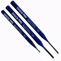 Dasco Pro 3-Piece Small Pin Punch Set, High Grade Steel, Made in USA thumbnail 1