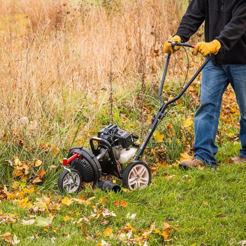 Southland 43cc 2-Cycle Gas Walk Behind Wheeled Blower, 170 MPH, 520 CFM