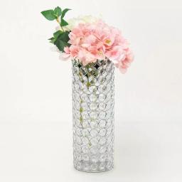Elegant Designs 11.25 in. Chrome and K5 Crystal Cylinder Decorative Table Vase thumbnail 8