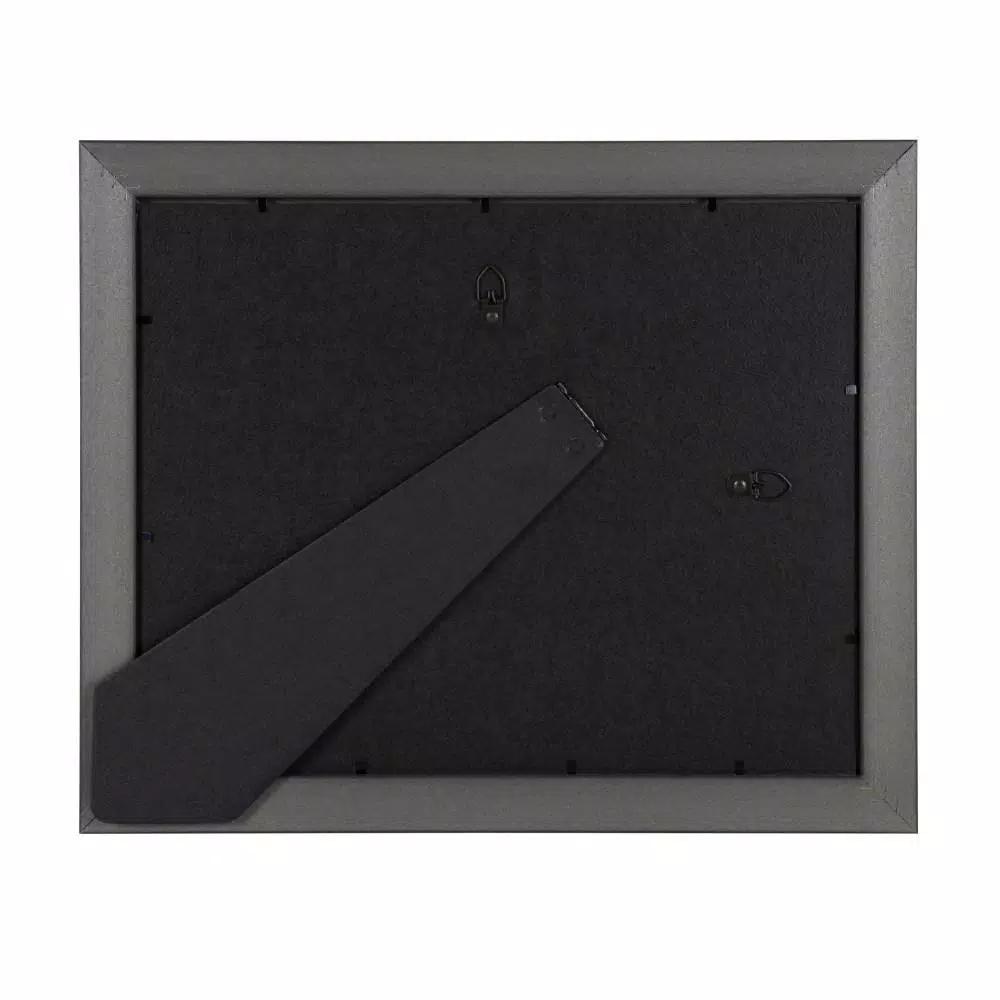 DesignOvation Watson Set of 4 Brown Document Picture Frames, 11x14 matted to 8.5x11, Classic Two-Tone Finish